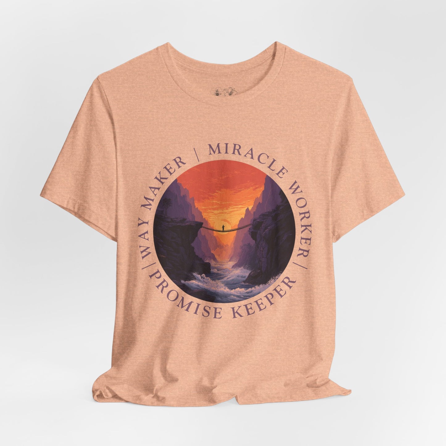 "Way Maker" Faith Bridge T-Shirt —  Inspirational Christian Tee