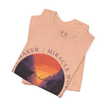 "Way Maker" Faith Bridge T-Shirt —  Inspirational Christian Tee
