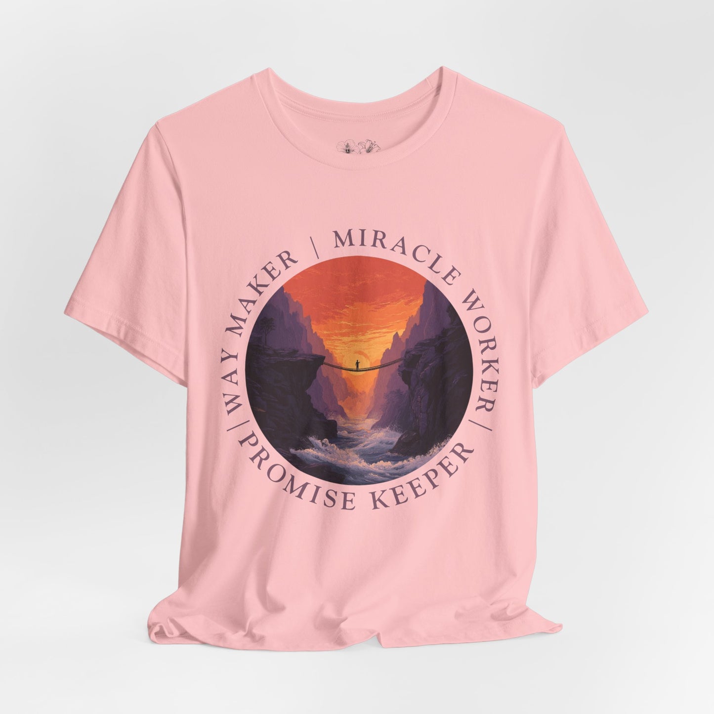 "Way Maker" Faith Bridge T-Shirt —  Inspirational Christian Tee
