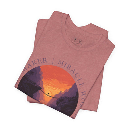 "Way Maker" Faith Bridge T-Shirt —  Inspirational Christian Tee