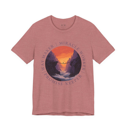 "Way Maker" Faith Bridge T-Shirt —  Inspirational Christian Tee