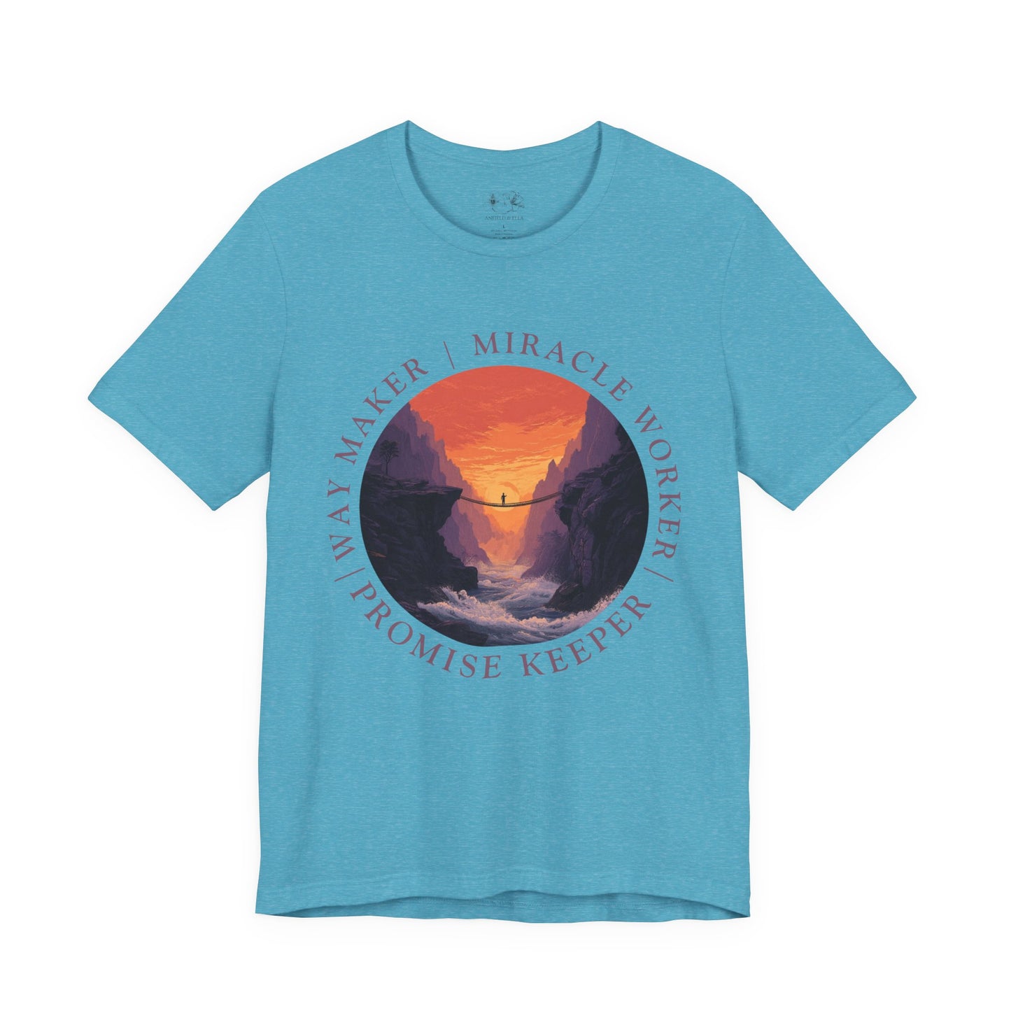 "Way Maker" Faith Bridge T-Shirt —  Inspirational Christian Tee