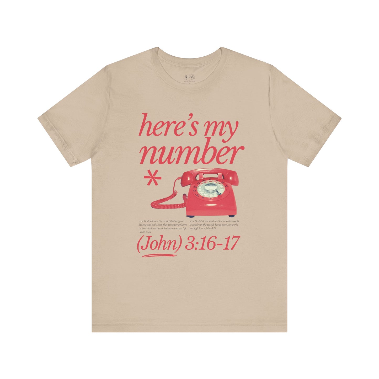 Here’s My Number Tee