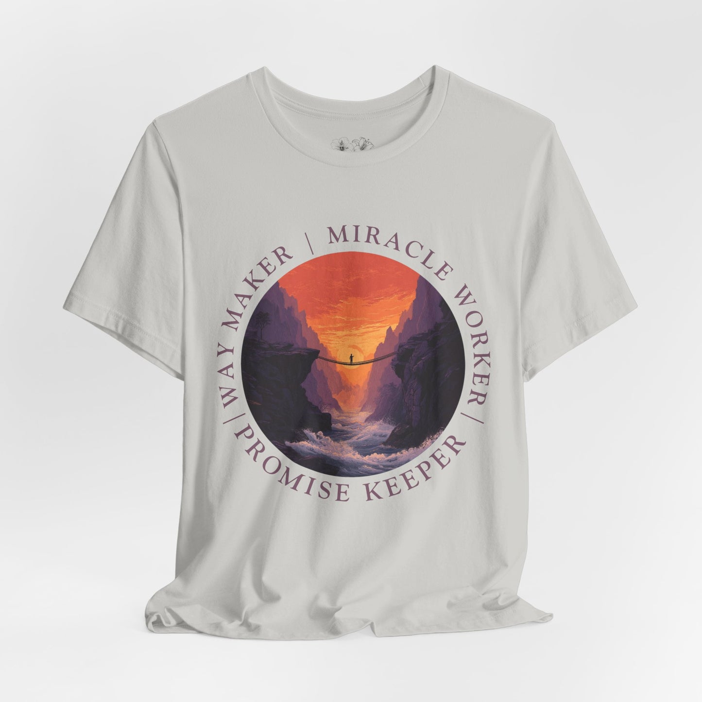 "Way Maker" Faith Bridge T-Shirt —  Inspirational Christian Tee