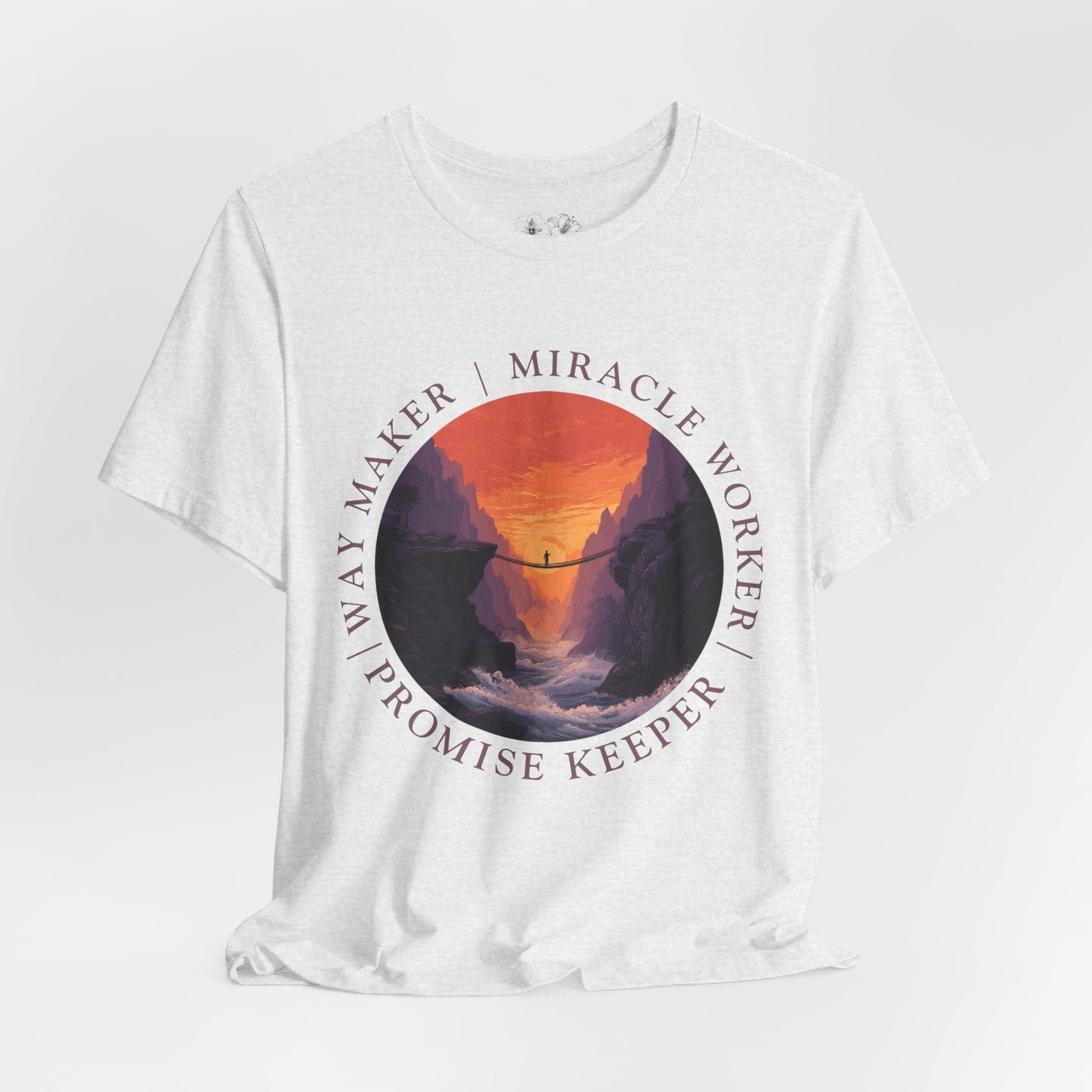 "Way Maker" Faith Bridge T-Shirt —  Inspirational Christian Tee