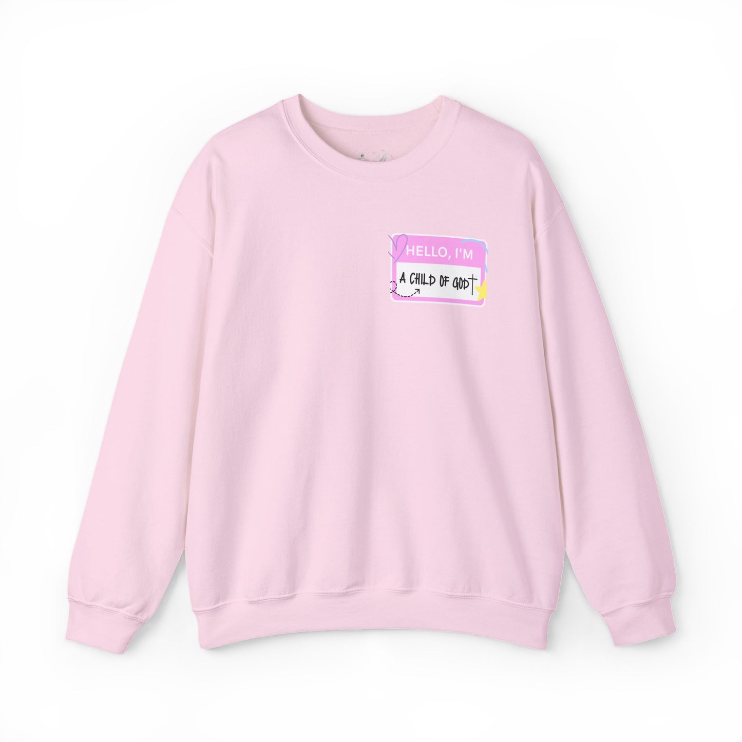 "Hello I'm - A Child of God" Crewneck Sweatshirt