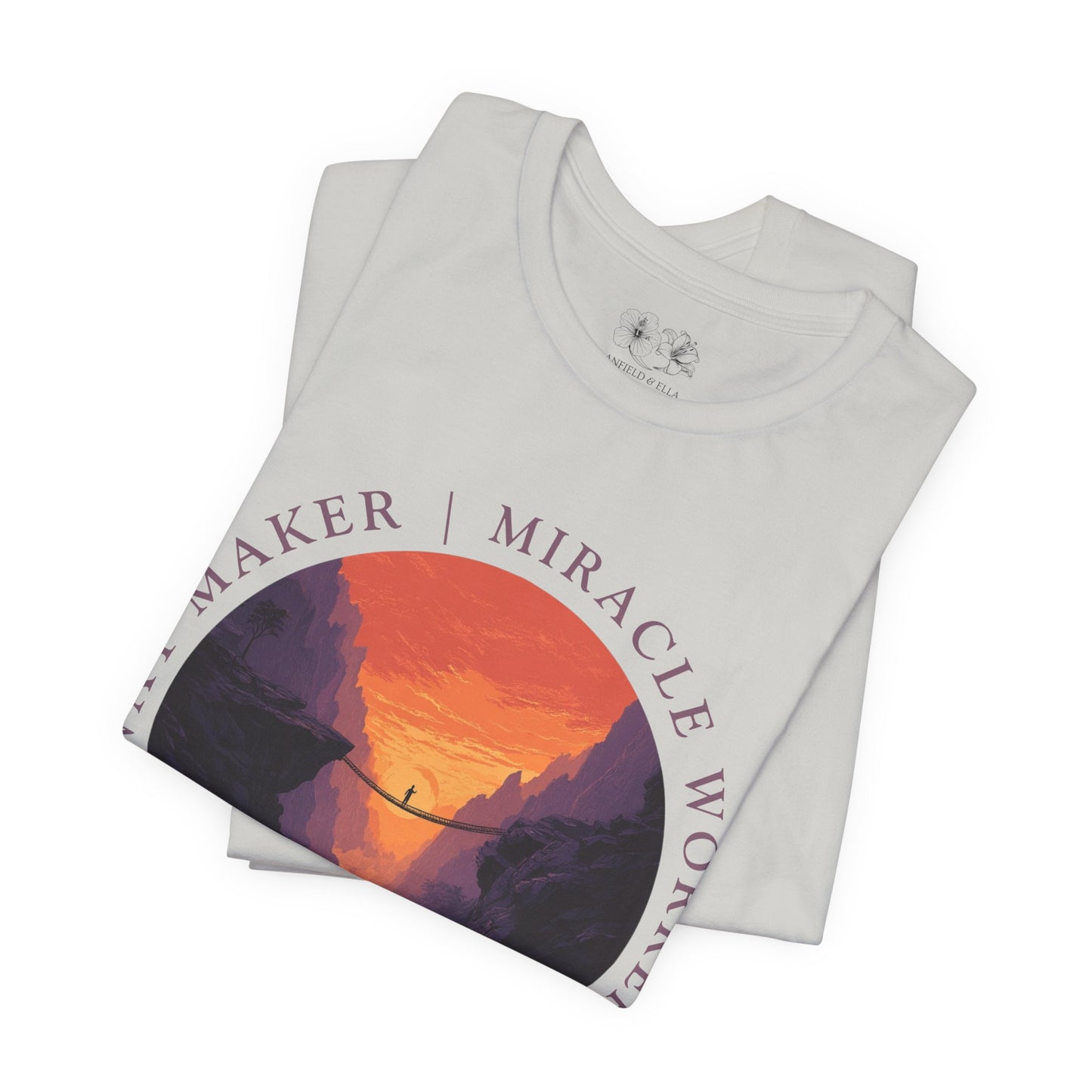 "Way Maker" Faith Bridge T-Shirt —  Inspirational Christian Tee