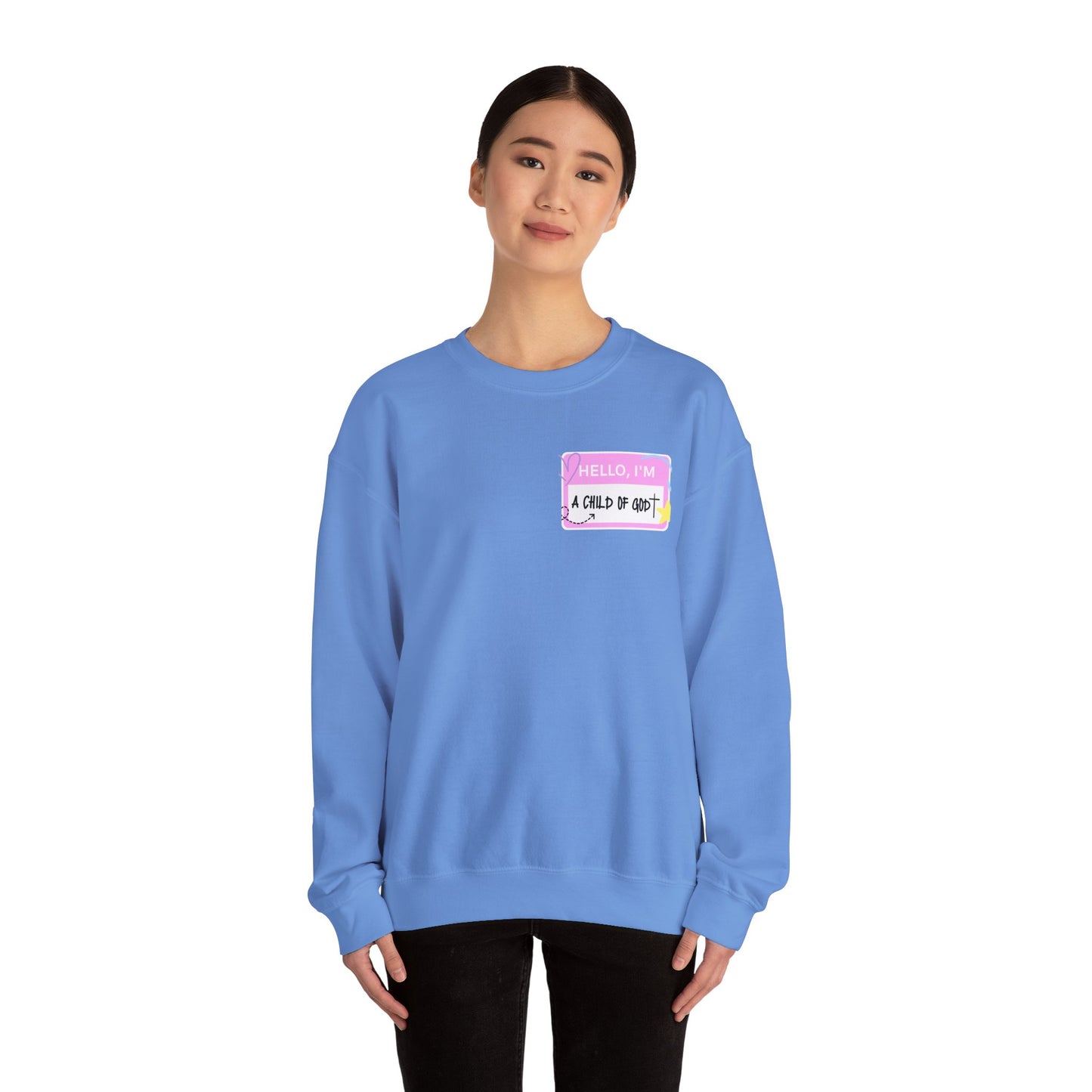 "Hello I'm - A Child of God" Crewneck Sweatshirt