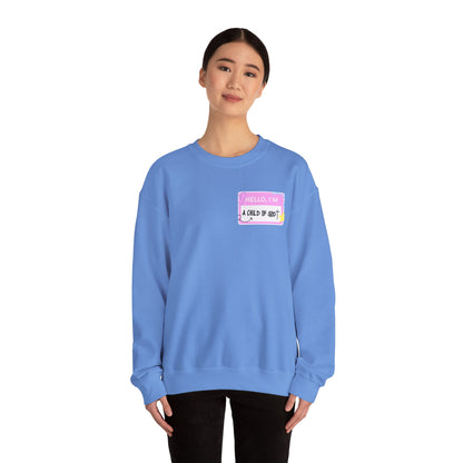 "Hello I'm - A Child of God" Crewneck Sweatshirt