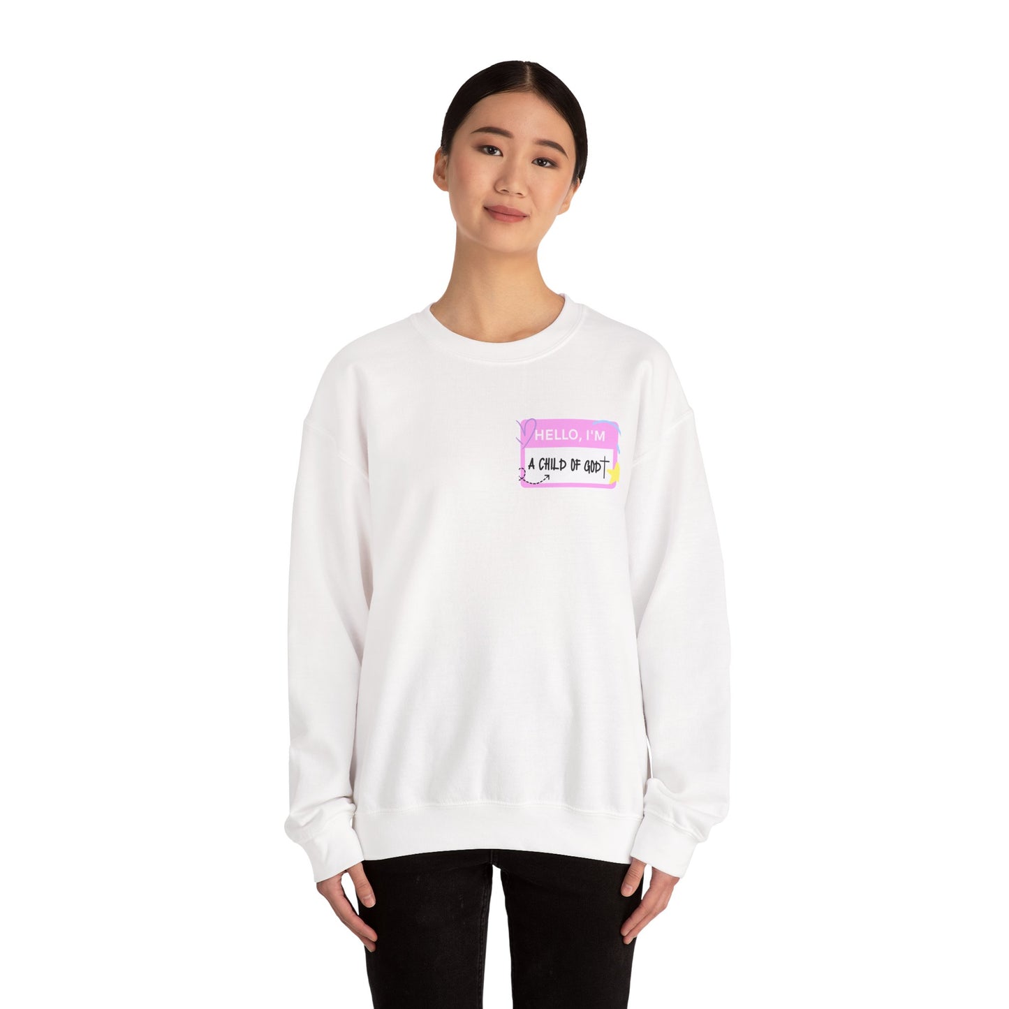 "Hello I'm - A Child of God" Crewneck Sweatshirt